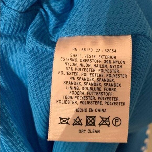 Anthropologie By Maeve Caldera Blue and White Polka Dot‎ Dress Size Small - Picture 15 of 16